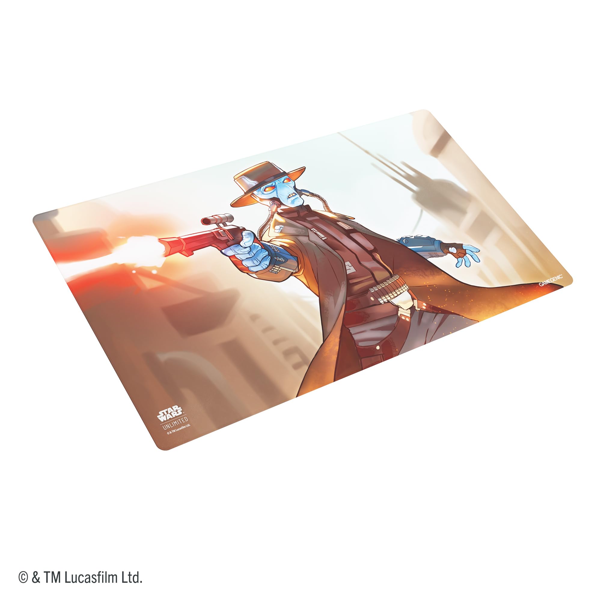 Gamegenic Star Wars Unlimited Cad Bane Playmat - 61x35cm | Padded Surface | Anti-Slip Backing 2