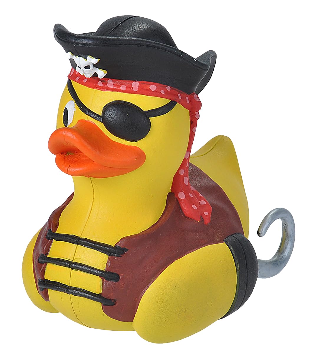 WILD REPUBLIC Pirate Rubber Duck Bath Toy | Floats, Phthalate Free | Ages 24 Months+