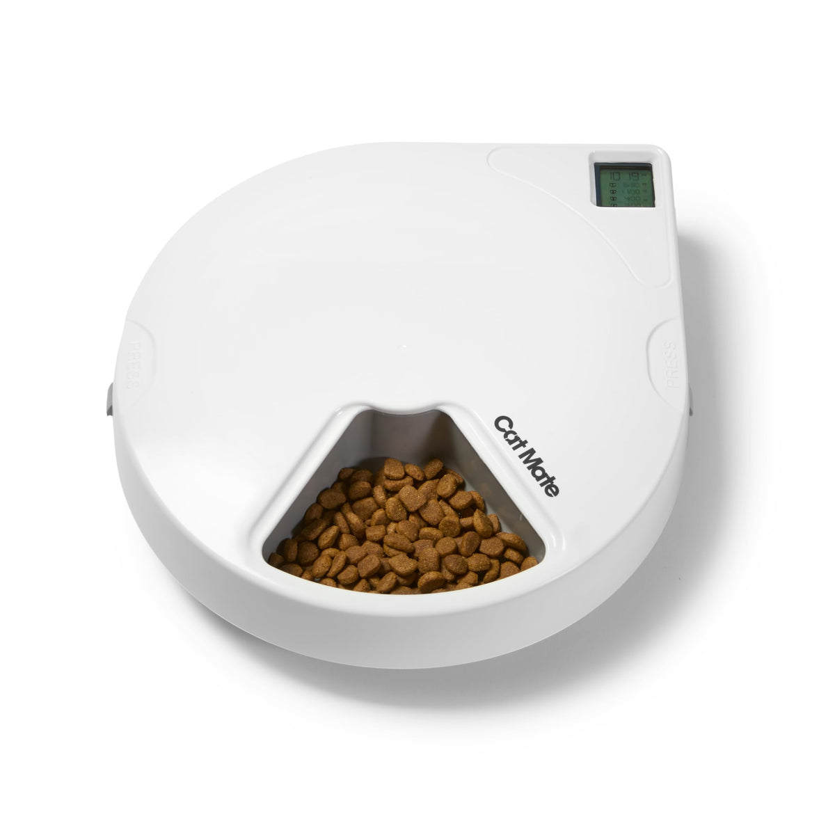 Cat Mate C500 Automatic Pet Feeder - 5 Meals, 5 x 330g Bowls, Digital Timer, Cats & Small Dogs
