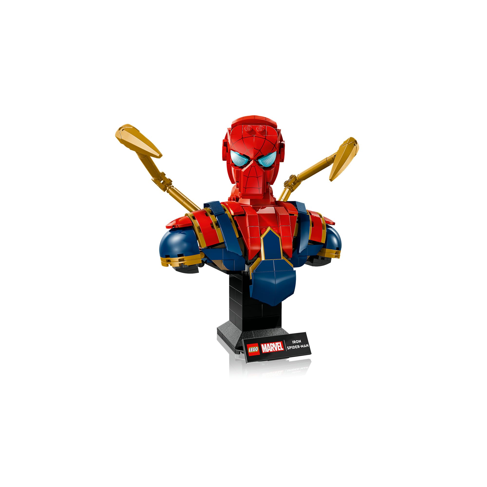 LEGO Marvel 76326 Iron Spider-Man Bust - Display Model Building Set for Adults 18+ 4