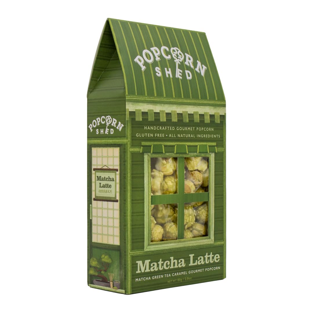 Popcorn Shed Matcha Latte Popcorn - 3 x 80 g