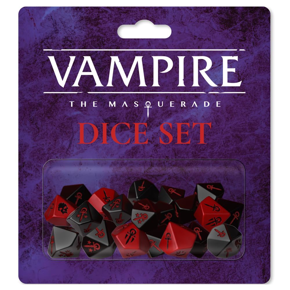 Renegade Games Studio Vampire: The Masquerade Dice Set 5th Edition RPG d10 Dice 5