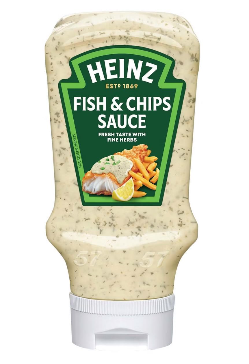 HEINZ Fish and Chips Sauce - Fresh Taste with Fine Herbs | 400g Jar 2