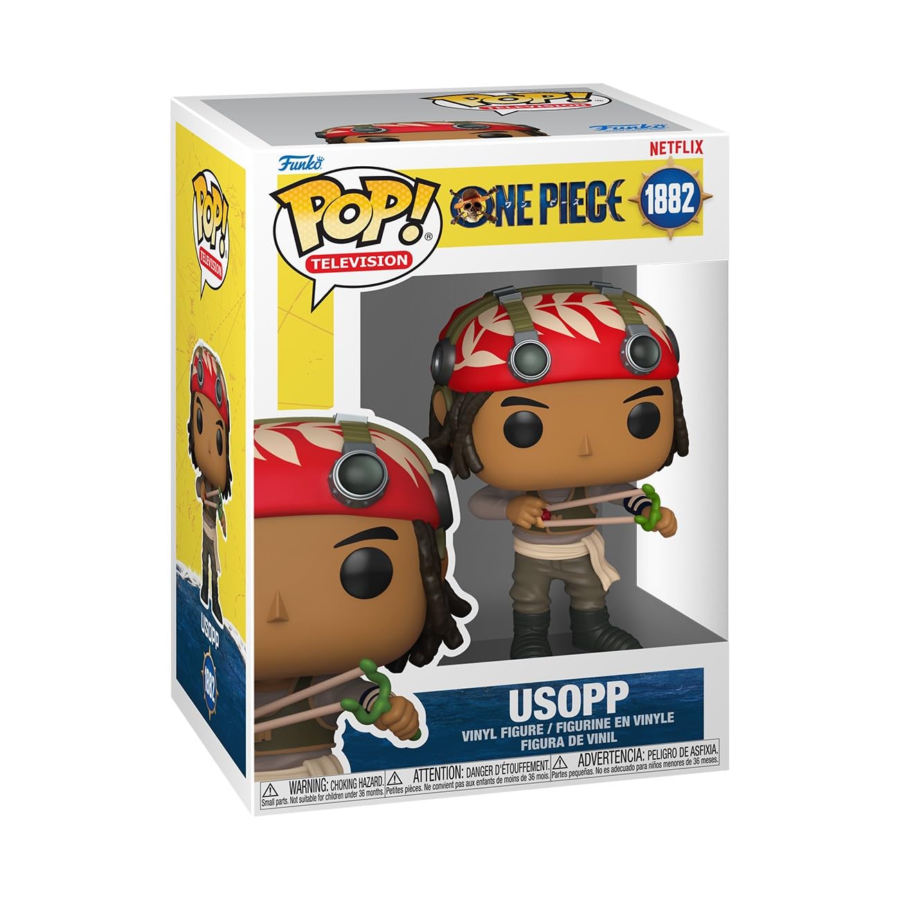 Funko POP! Television: Usopp (LA) Chibi Vinyl Figure | 3.75 Inches | Multicolor 1