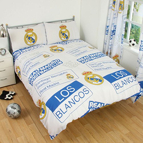 Real Madrid F.C. - Real Madrid Patch Single Duvet Set Bedding (UTSG3654_1)