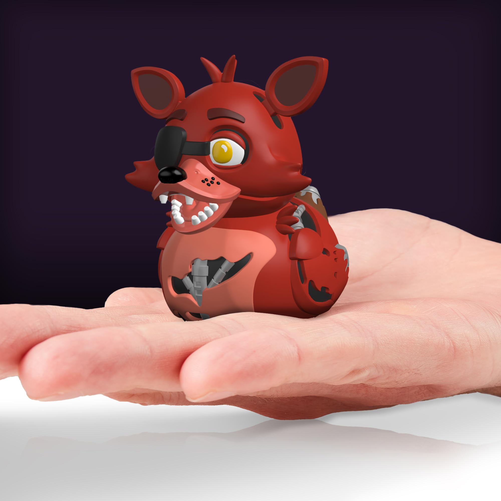 TUBBZ Five Nights At Freddy's Foxy Mini Cosplaying Rubber Duck Vinyl Figure | Approx. 5cm Tall | Collectible 2