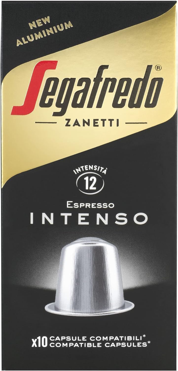Segafredo Zanetti Intenso Coffee - 10 Nespresso® Compatible Capsules | Intensity 12 Dark Roast 2