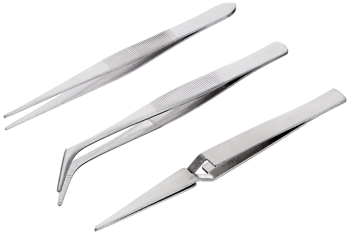 Revell Modelling Tweezers Set of 3 - Ergonomic Design
