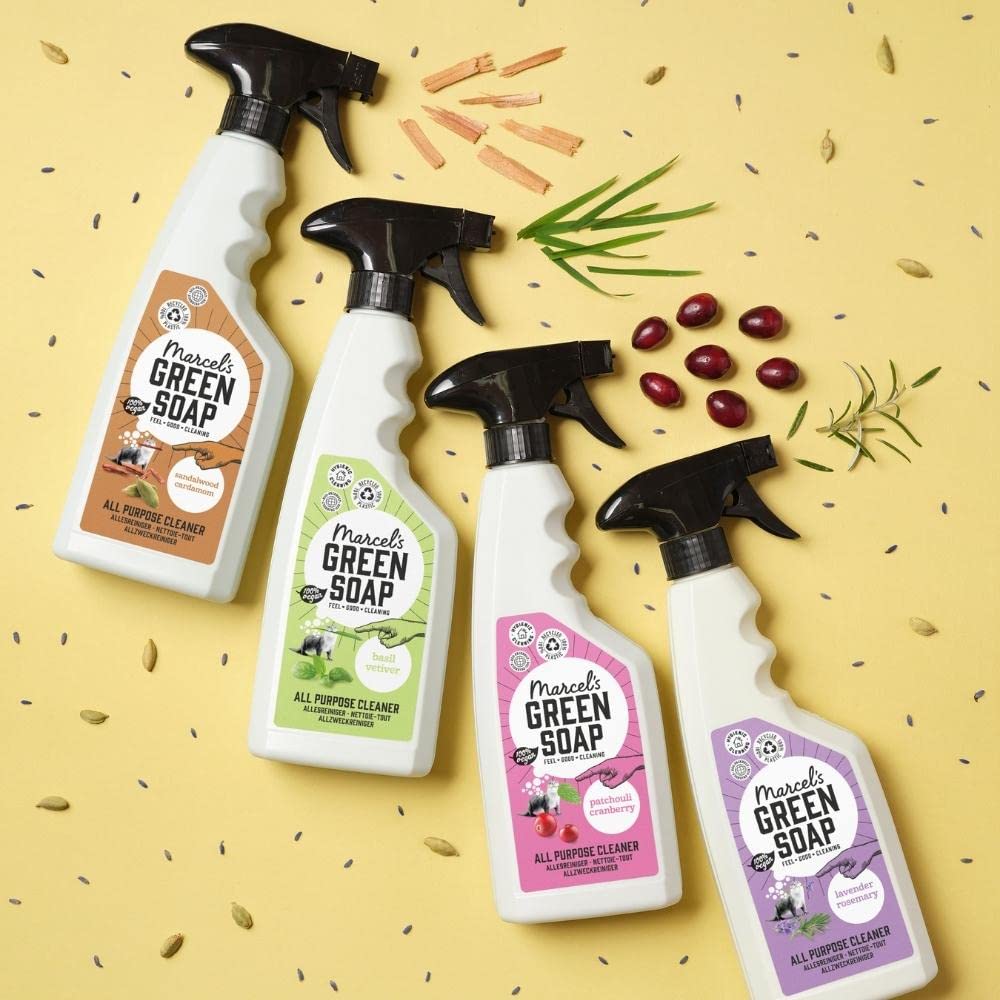 Marcel's Green Soap All Purpose Cleaner Spray Sandalwood & Cardamom | 500 ml | Vegan Formula 8