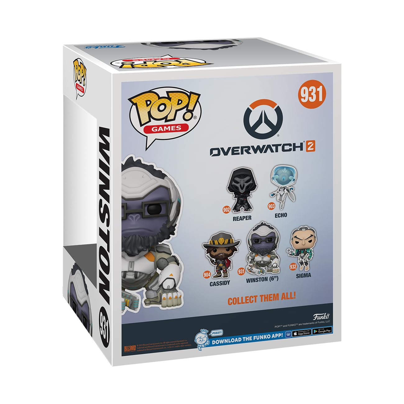 Funko Pop! Super: Overwatch 2 - Winston Vinyl Figure (59190) 11