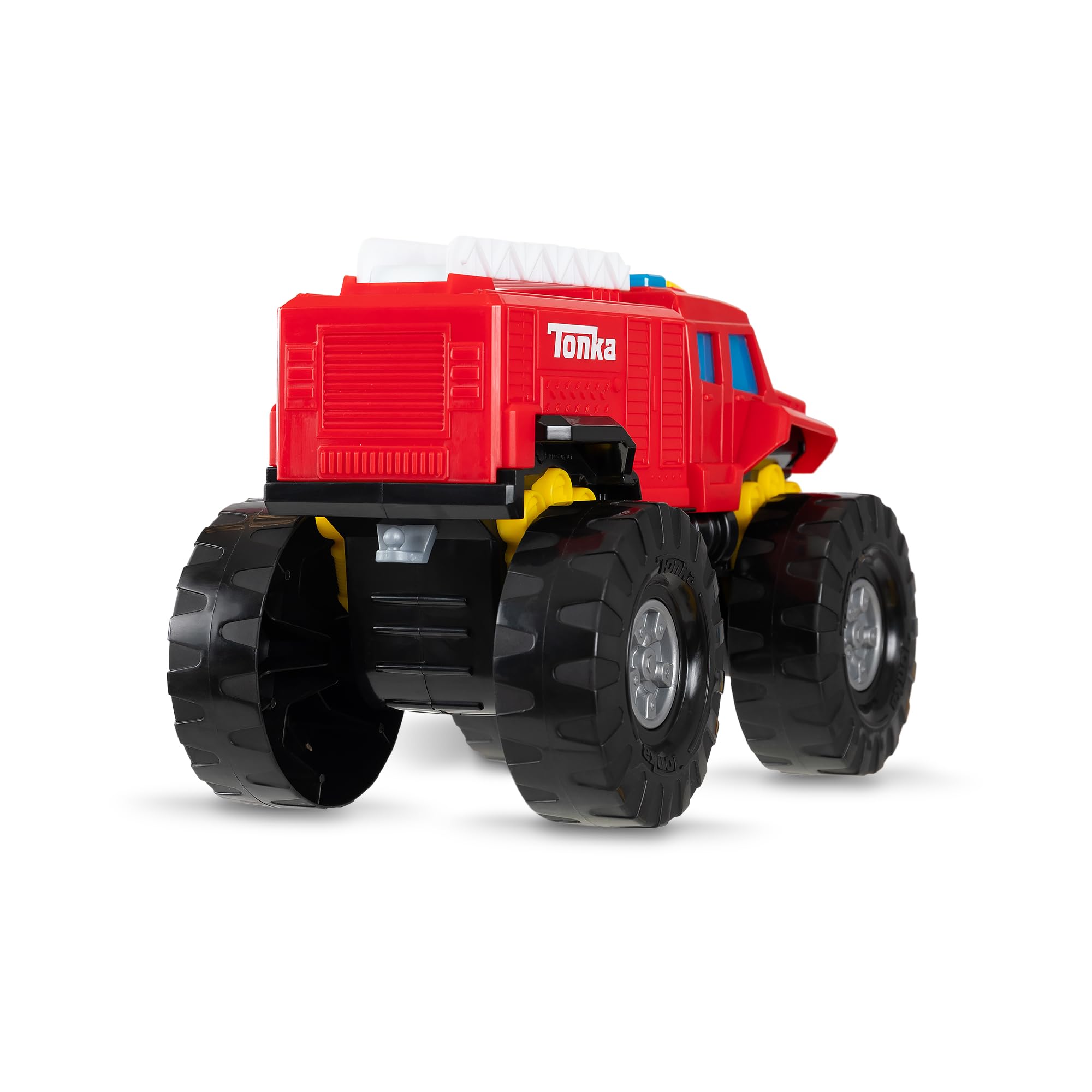 Tonka Mega Machines Fire Truck - Flashing Lights & Sounds | Ages 3+ | Stainless Steel 5