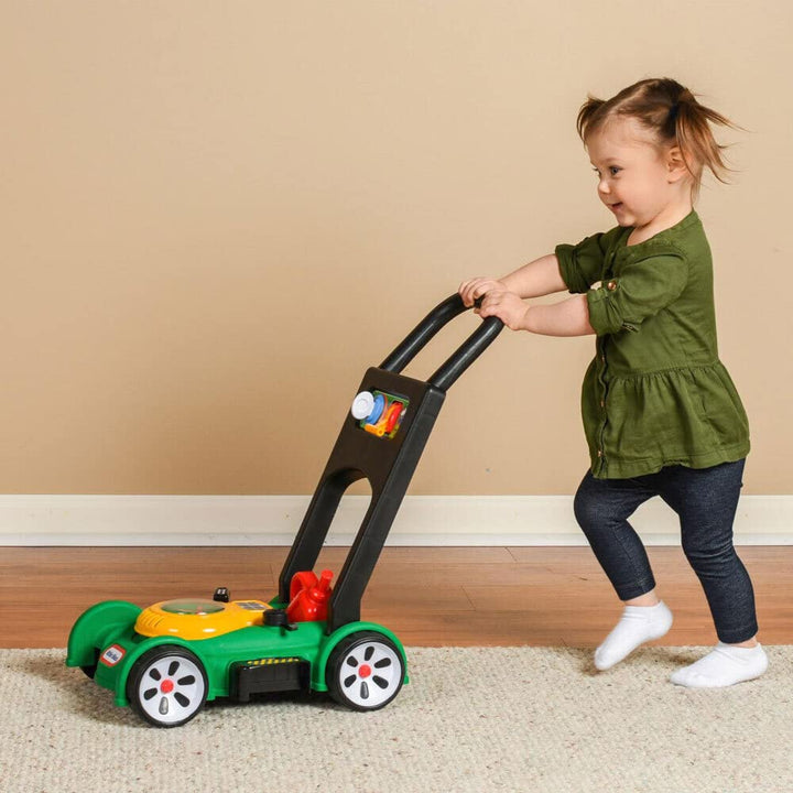 Little Tikes Gas 'n Go Mower - Realistic Play Lawn Mower with Mechanical Sounds & Movable Throttle for Toddlers 18 Months+
