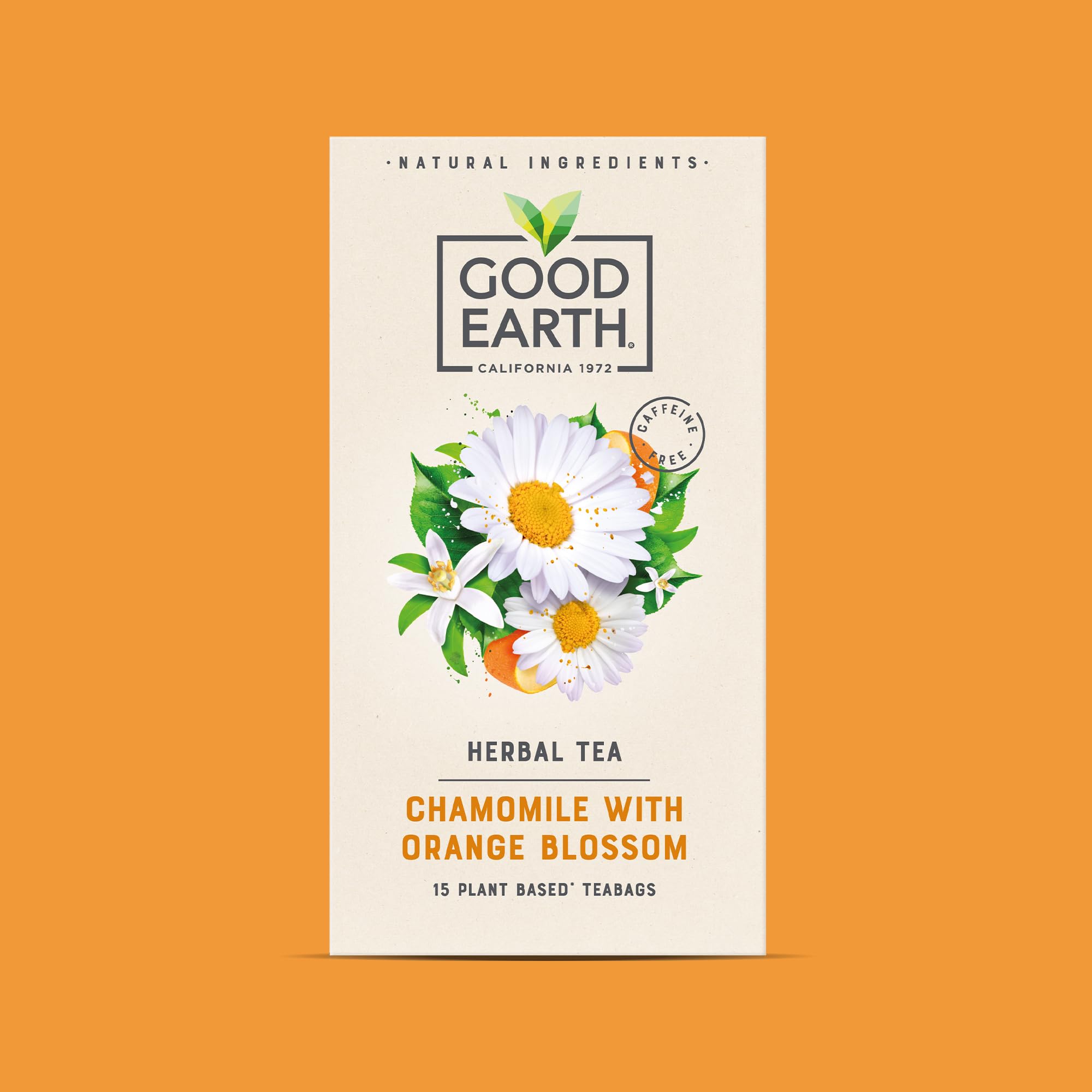 Good Earth Tea Co. - Chamomile with Orange Blossom Herbal Tea Bags 2