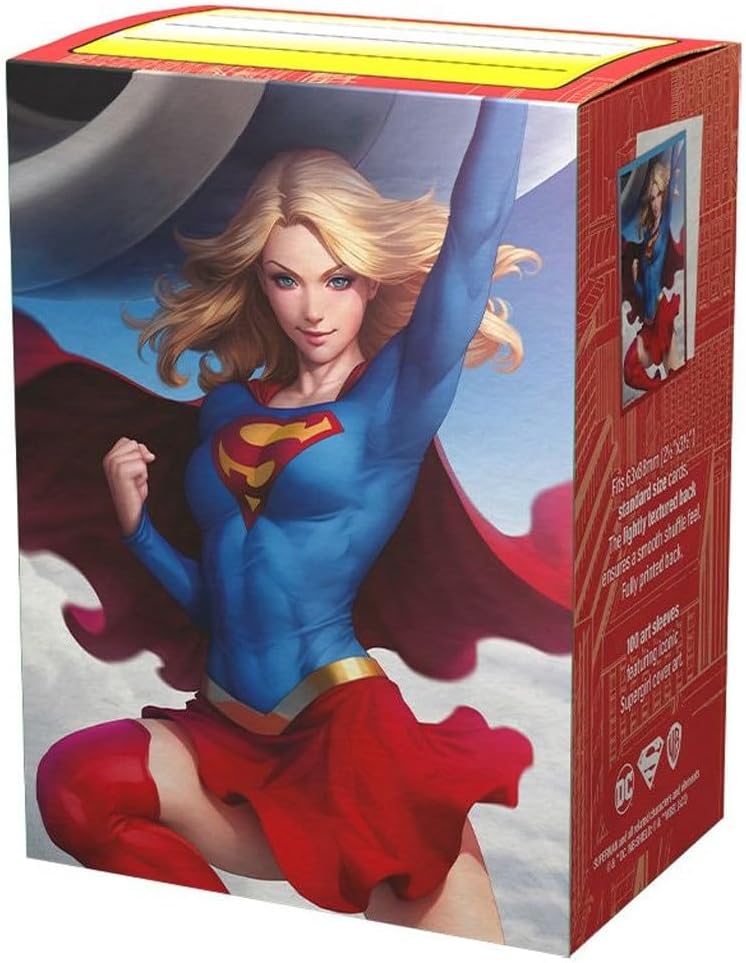 Dragon Shield Classic Brushed Art Card Sleeves - Supergirl Series by Arcane Tinmen