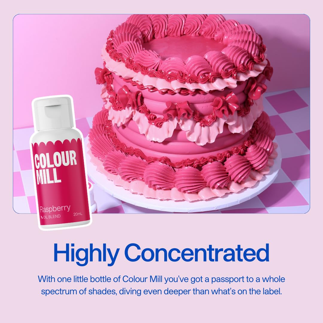 Colour Mill Oil Blend Food Colouring - Midnight | Oil-Based, High Concentration, 20ml 8