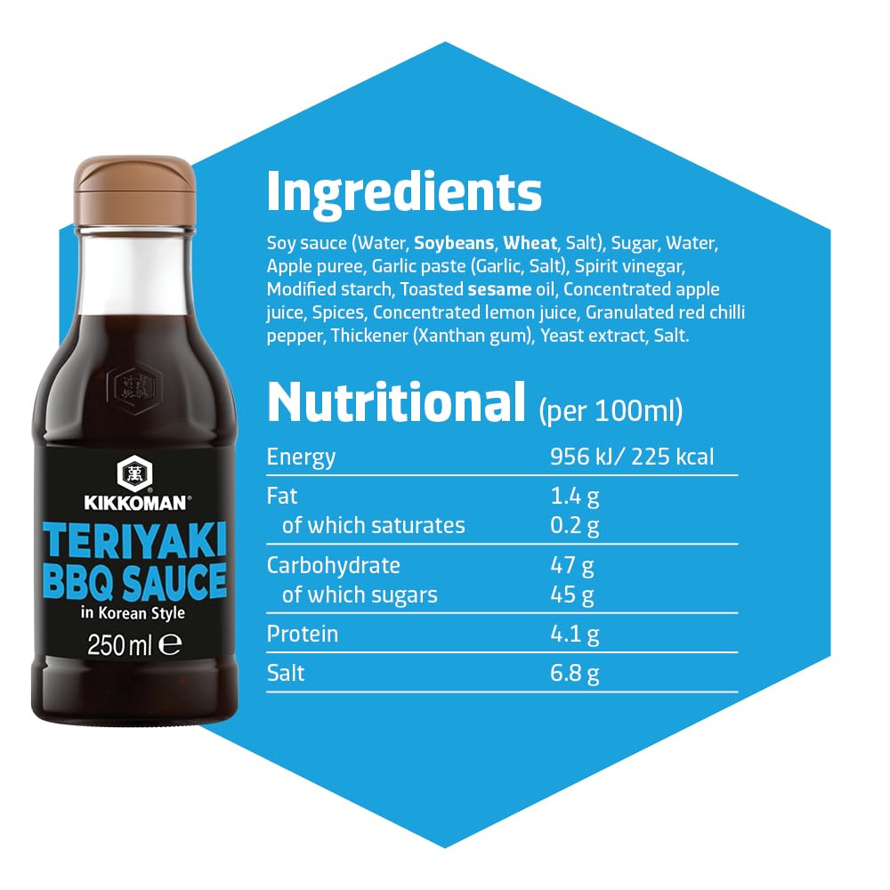 Kikkoman Teriyaki BBQ Sauce Korean Style - 250ml