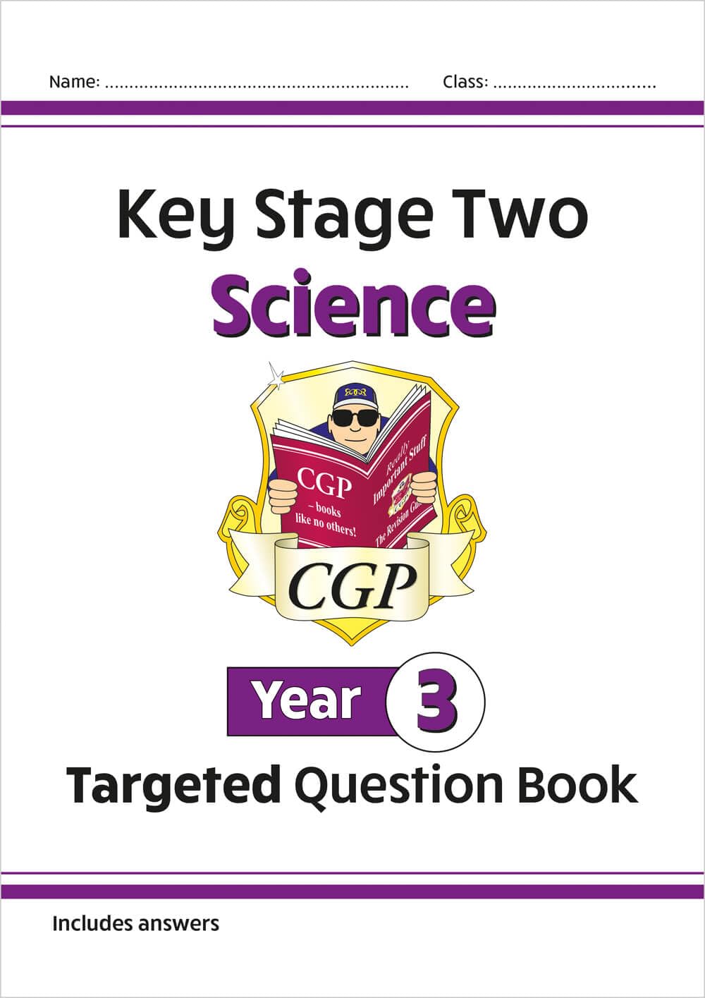 Coordination Group Publications Ltd (CGP) KS2 Science Year 3 Targeted Question Book - Practice Questions & Answers | Paperback | 48 Pages