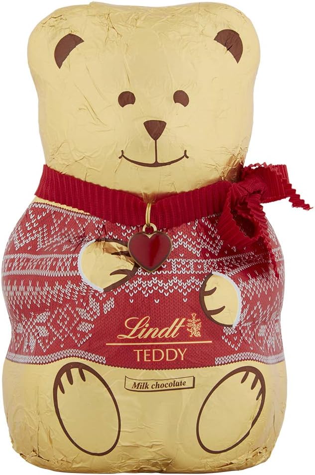 Lindt - Teddy with Christmas Jumper Hollow Chocolate Figure (200 g) 3