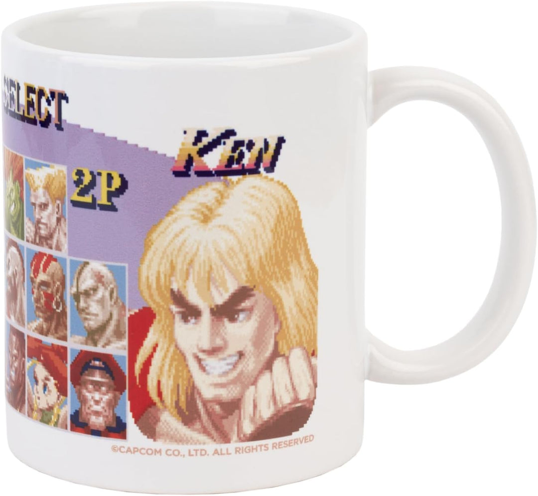 Grupo Erik Street Fighter - Player Select Ceramic Mug (TAZ131)