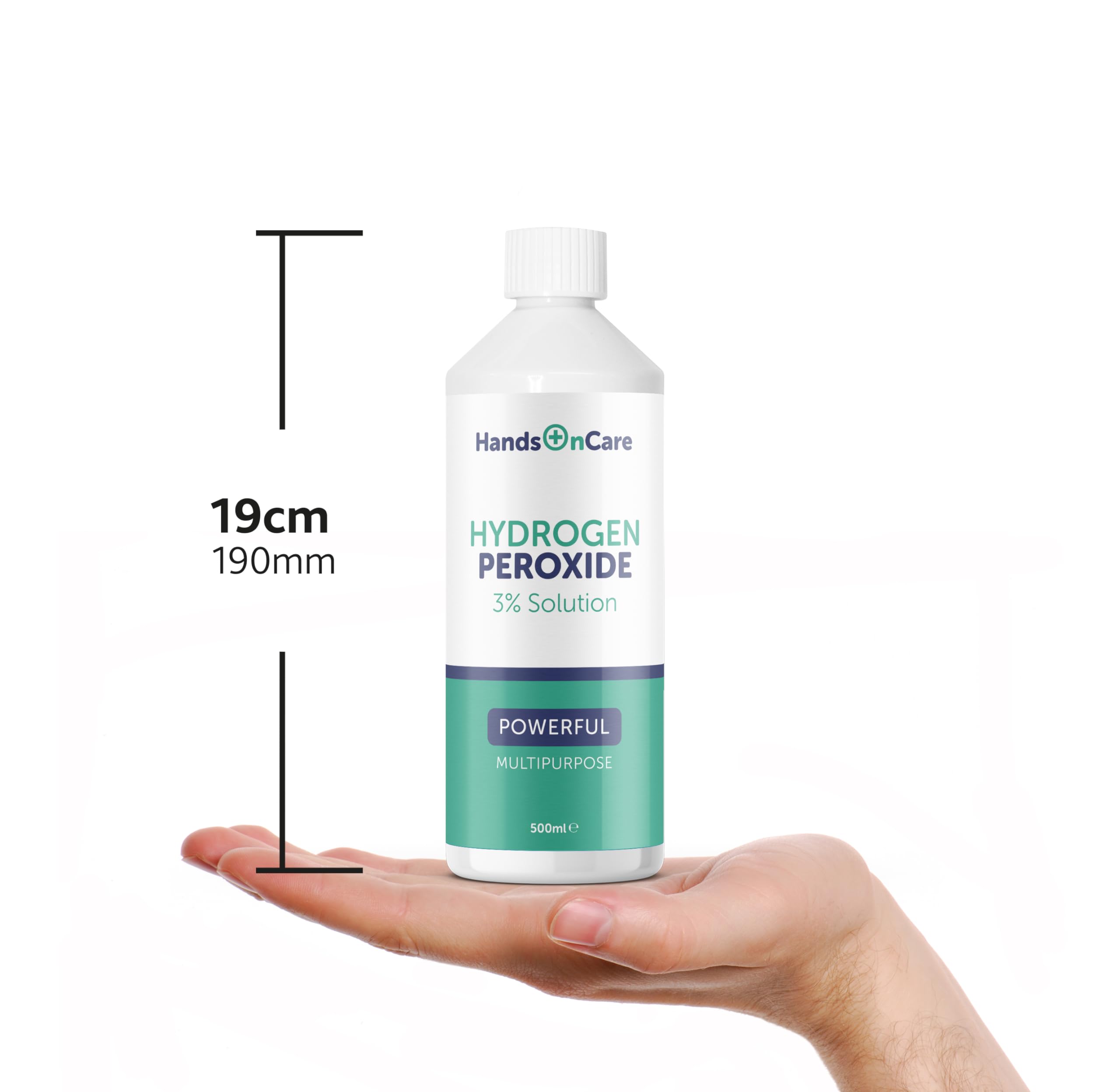 HandsOnCare Hydrogen Peroxide 3% All-Purpose Cleaner & Stain Remover | 500ml Liquid | Unscented 9