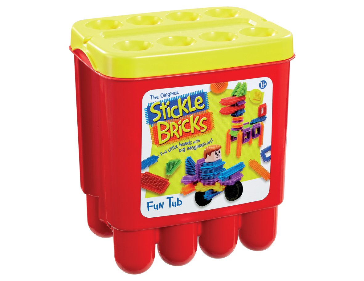 Stickle Bricks Fun Tub - Building Toy for Toddlers 18 Months+ 1