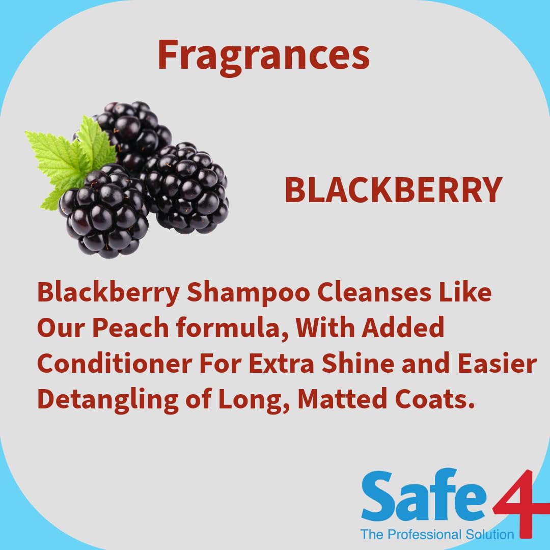Safe4 Antimicrobial & Antifungal Dog Shampoo - Peach Scent, pH Neutral | 500 ML 5