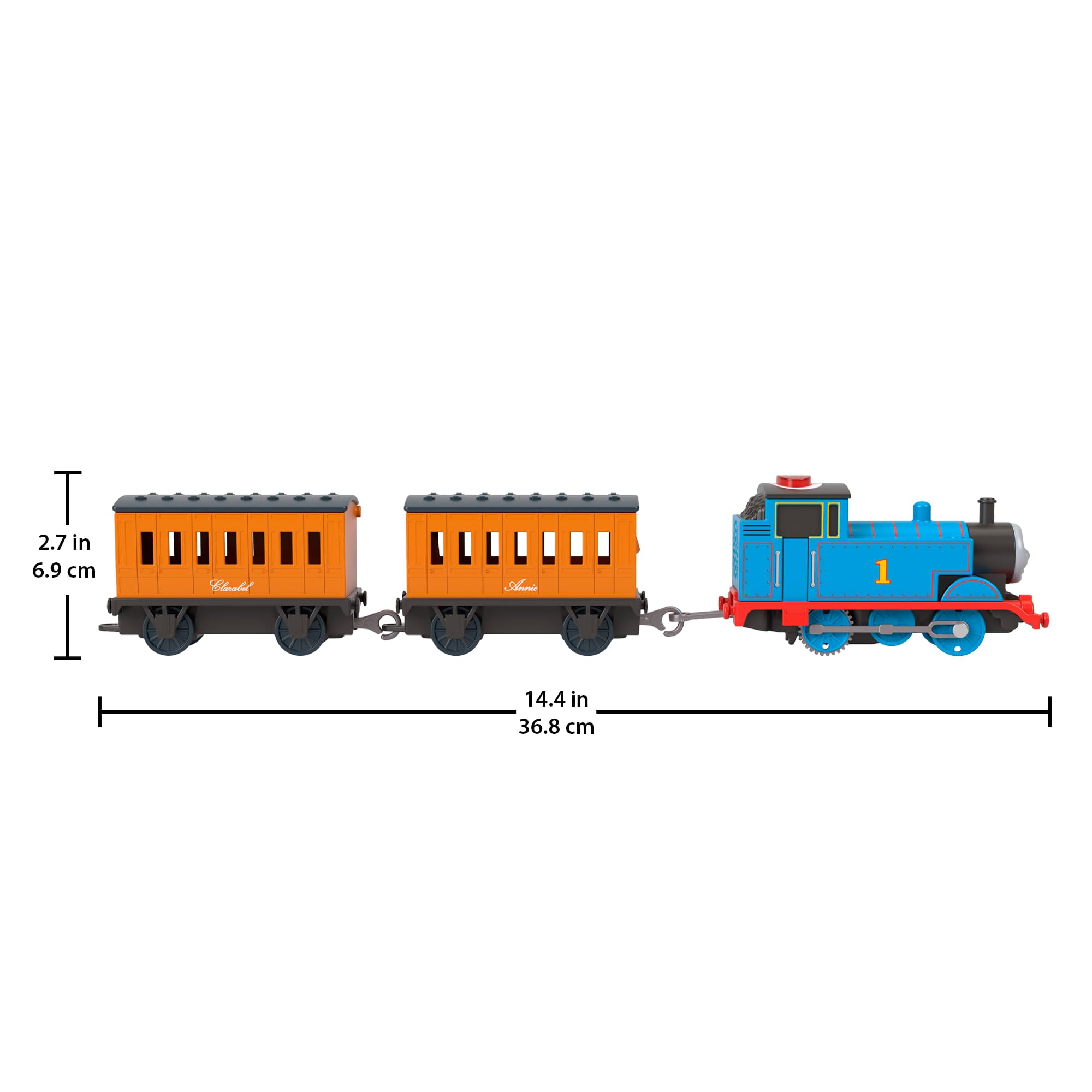 Thomas & Friends Motorized Talking Train Engine with Cargo Car - Multicolor 2