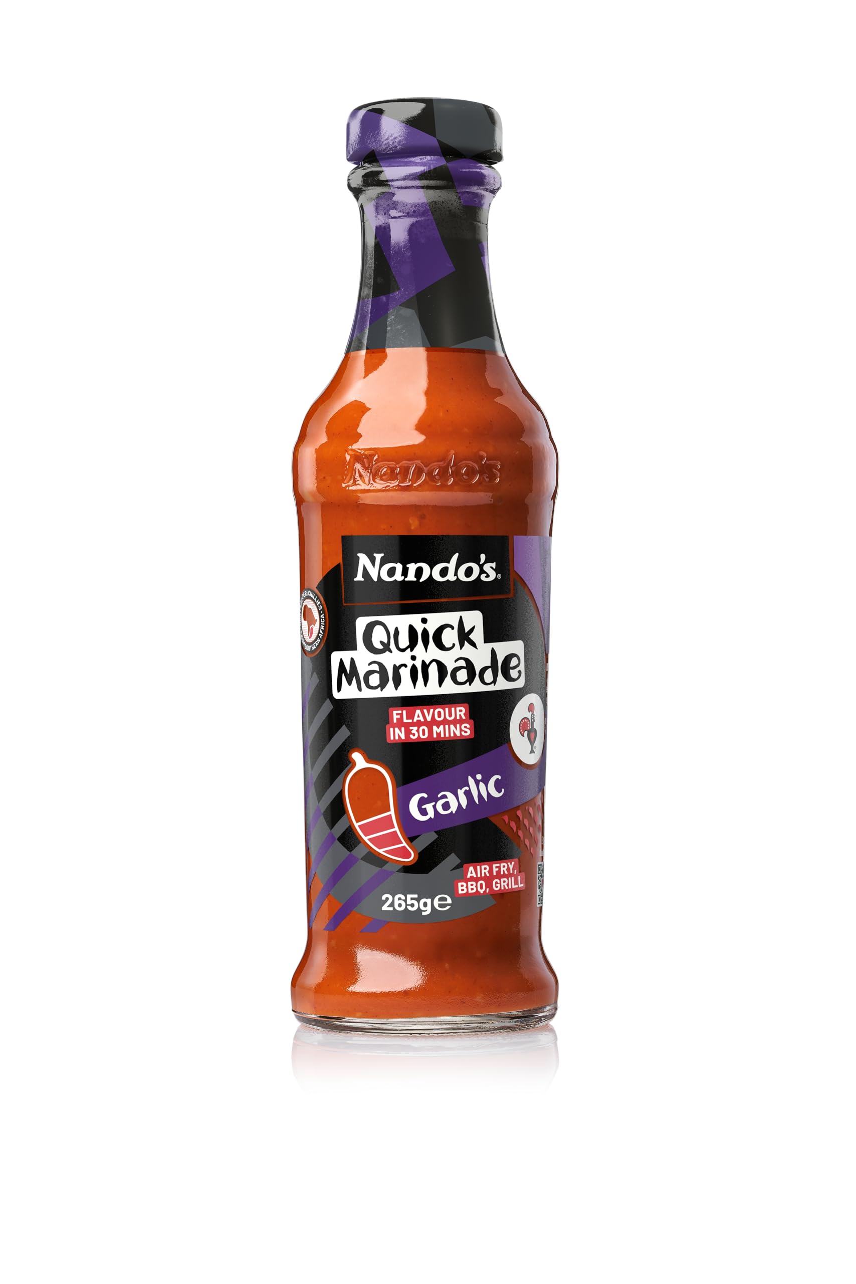 Nando's Peri-Peri Quick Marinade Garlic Medium - Sweet Garlic & Chilli Flavor | 265g 1