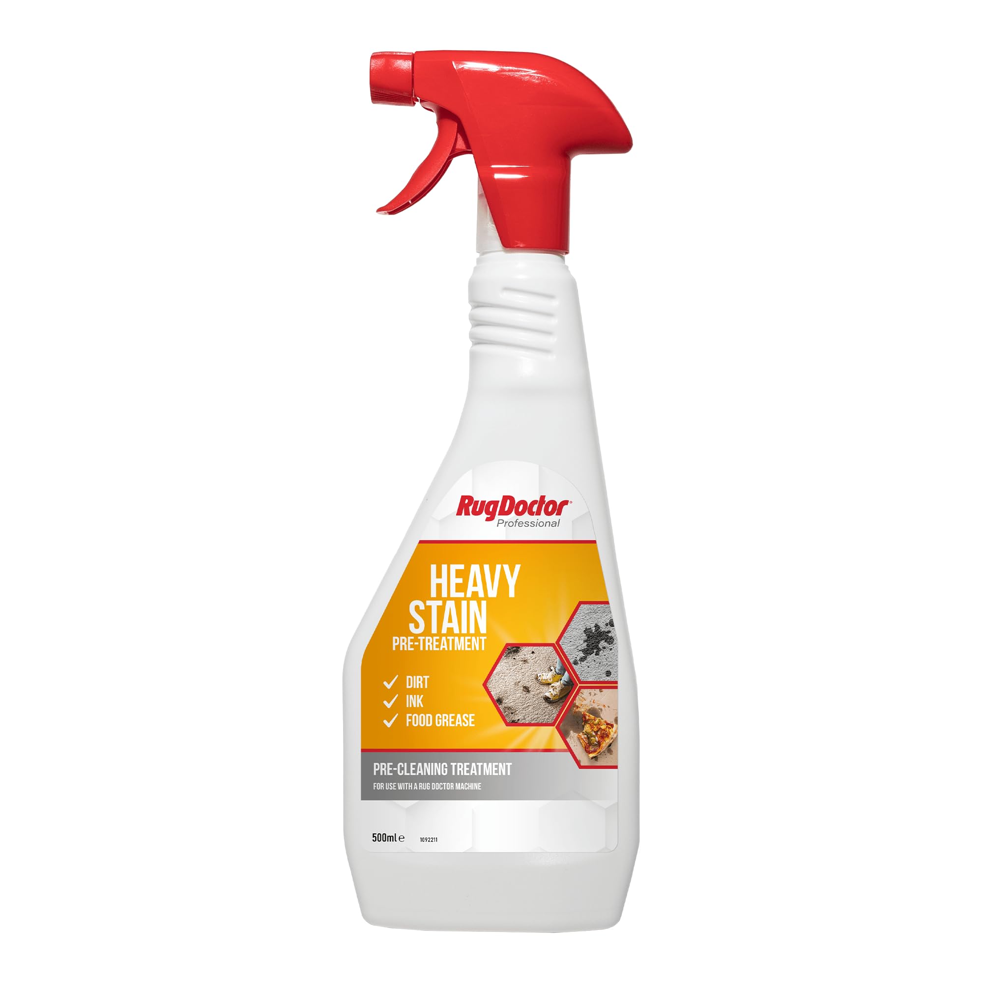 Rug Doctor Heavy Stain Pre-Treatment Carpet Cleaner Spray | 500ml | Wool Friendly & Pet Safe