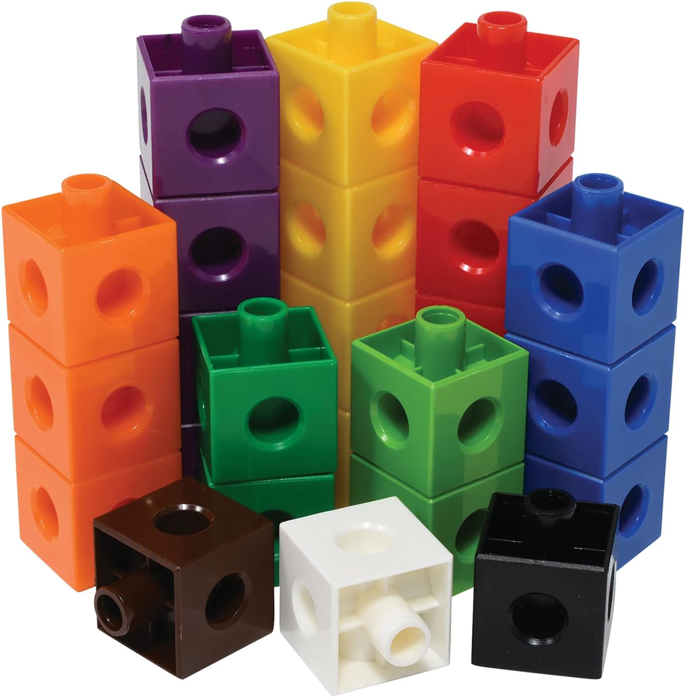 edxeducation Linking Cubes - 100-Piece Educational Building Set for Ages 3+ 1