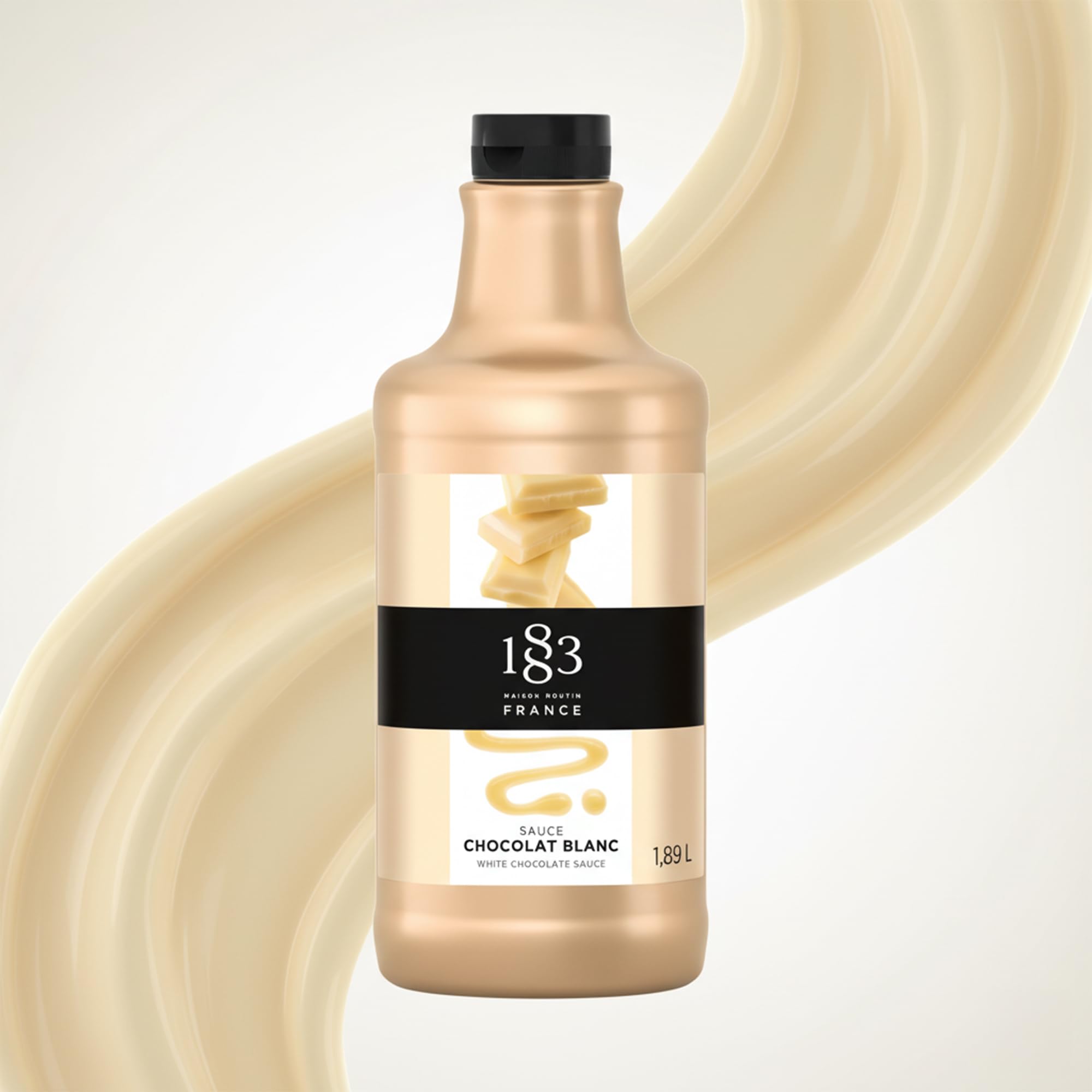 1883 MAISON ROUTIN White Chocolate Sauce - Creamy Indulgence for Desserts & Drinks | 500ml Bottle 4