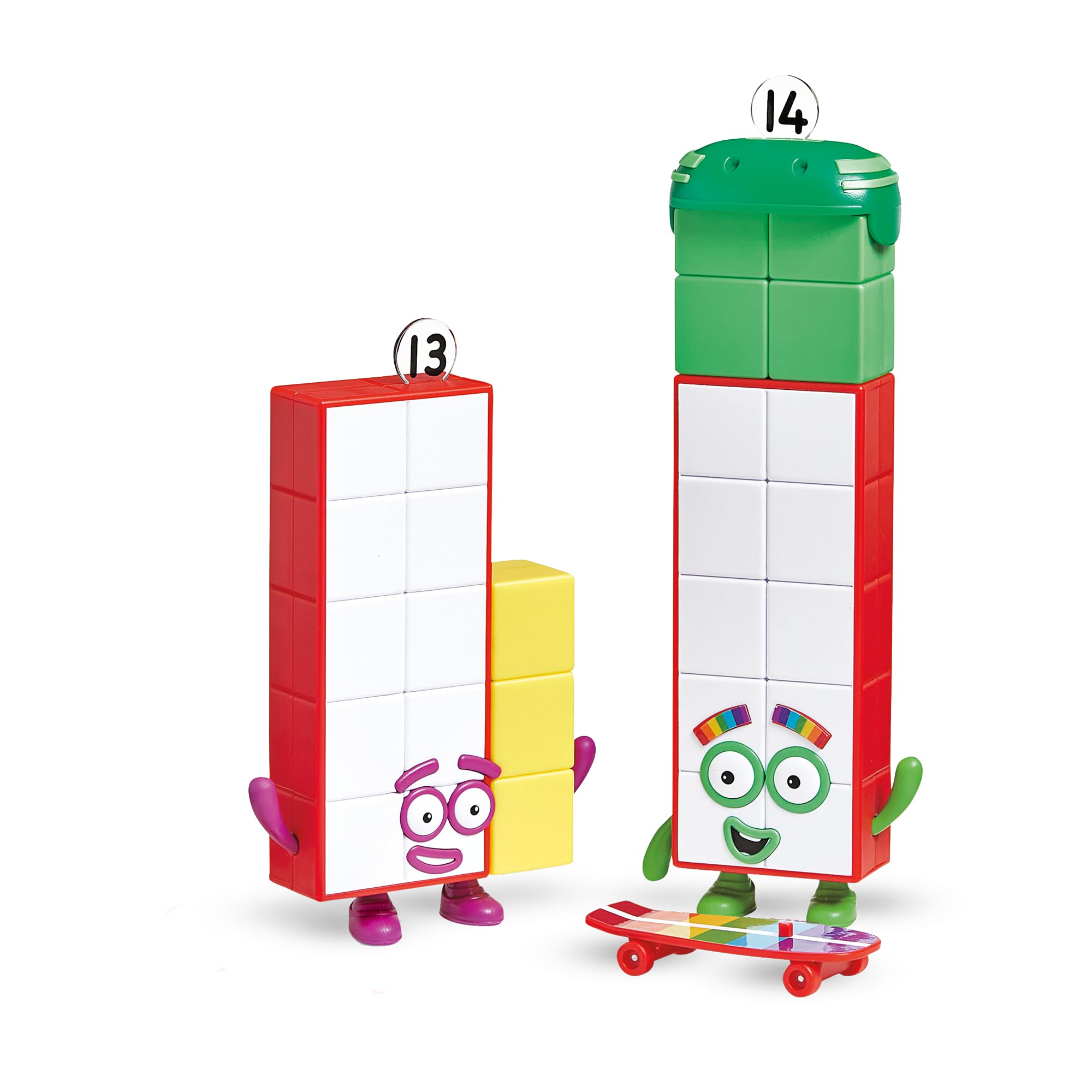 Learning Resources Numberblocks Thirteen and Fourteen Figure Set - Educational Playset for Kids 3-7 Years 2