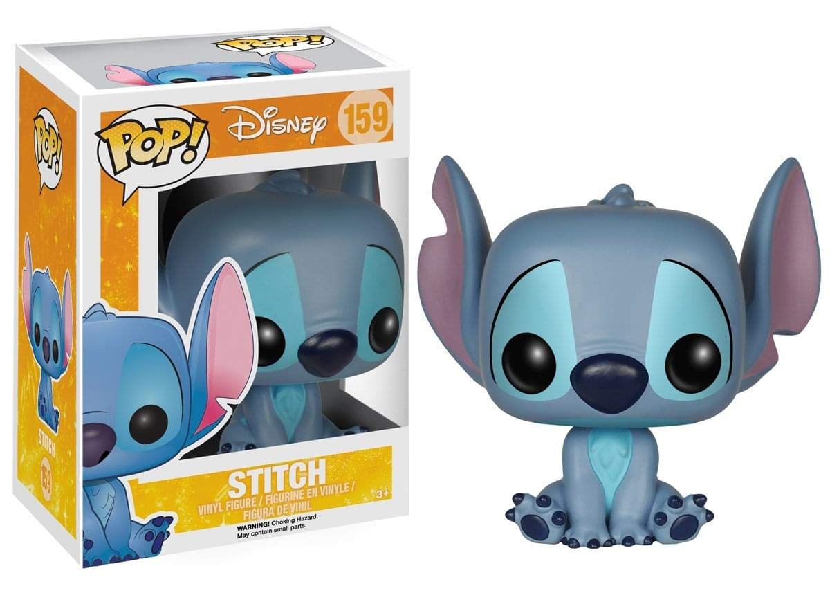 Funko Disney Stitch Seated Action Figure - Acrylic, 68g, 89x89x95mm 2
