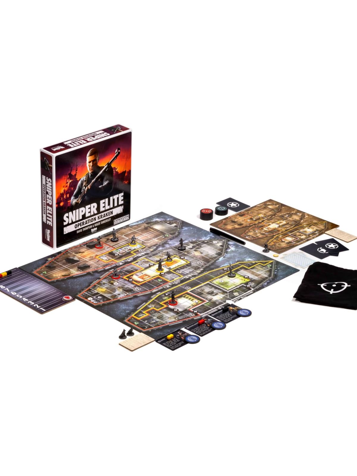Rebellion Unplugged Sniper Elite: Operation Kraken Board Game Expansion | 14+ Age Range | English 2