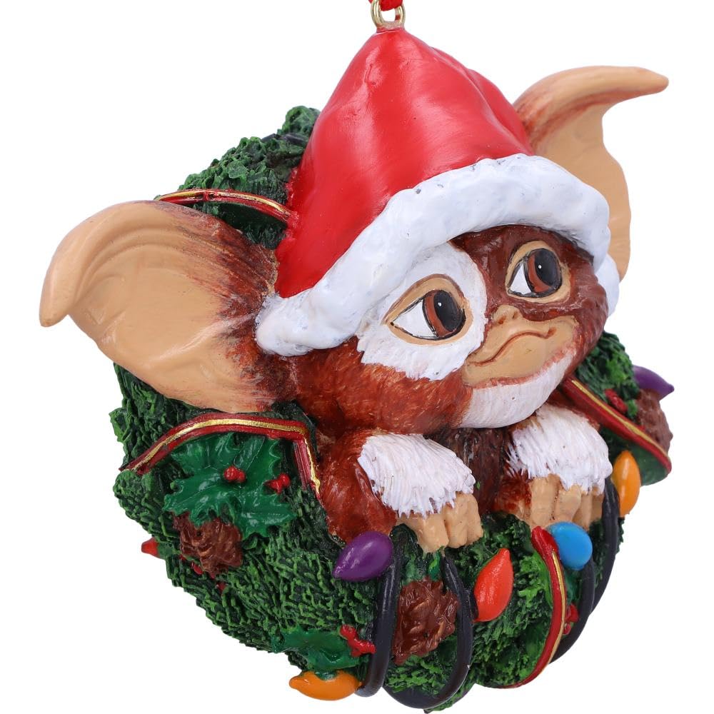 Nemesis Now Gremlins Gizmo in Wreath Hanging Ornament (B6411X3)