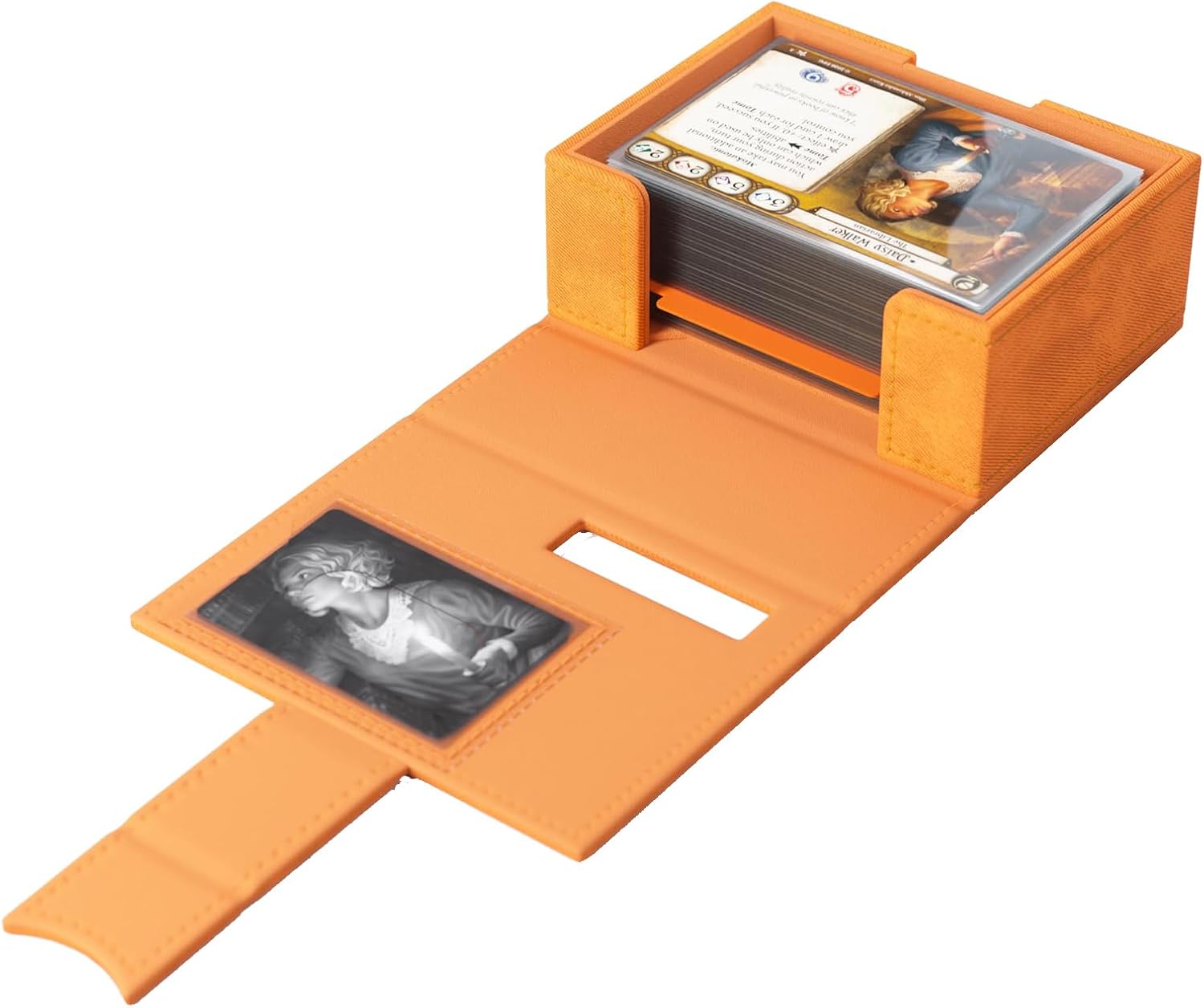 Gamegenic Arkham Horror Investigator Deck Tome - Orange Deck Box for TCG Storage