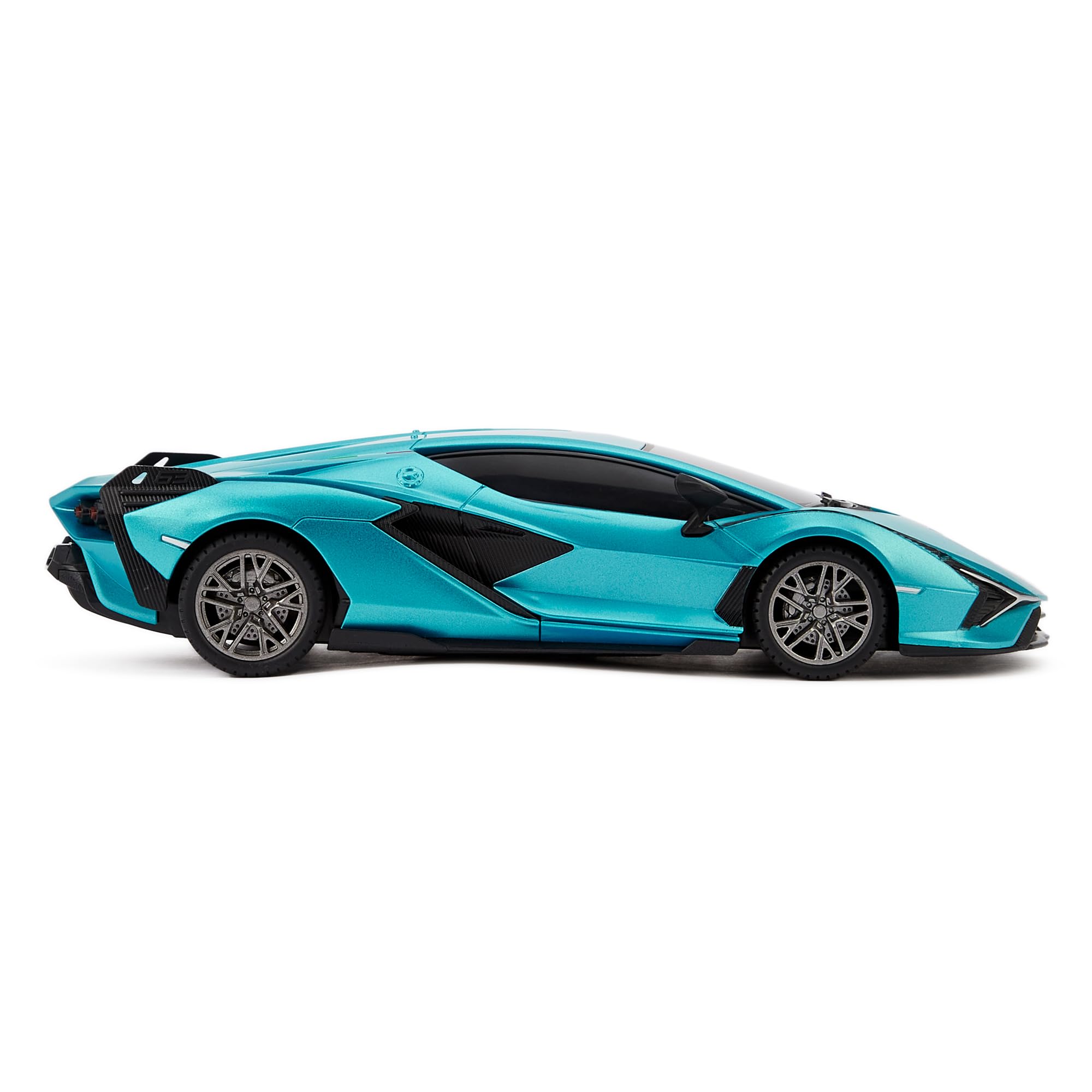CMJ RC Cars Twin Pack - 1:24 Scale Lamborghini Sian & Lambo Police Remote Control Vehicles 3
