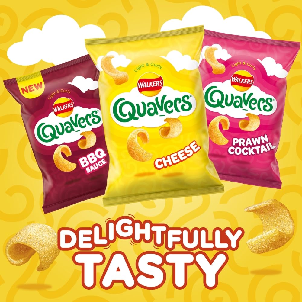 Walkers Quavers Cheese Multipack Snacks 6x16g 4