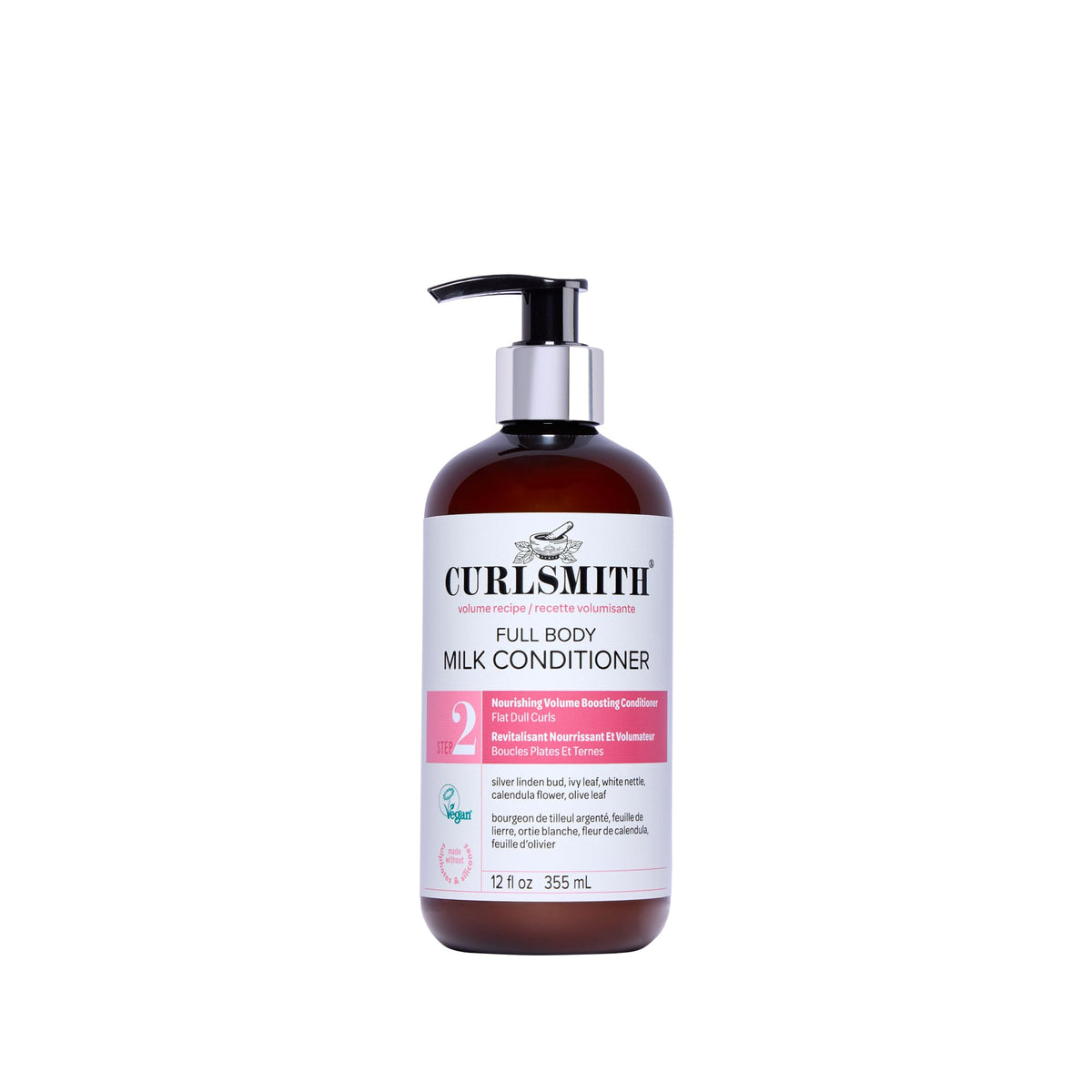 Curlsmith Full Body Milk Hair Conditioner - Volumizing & Hydrating for All Curl Types | 355 ml