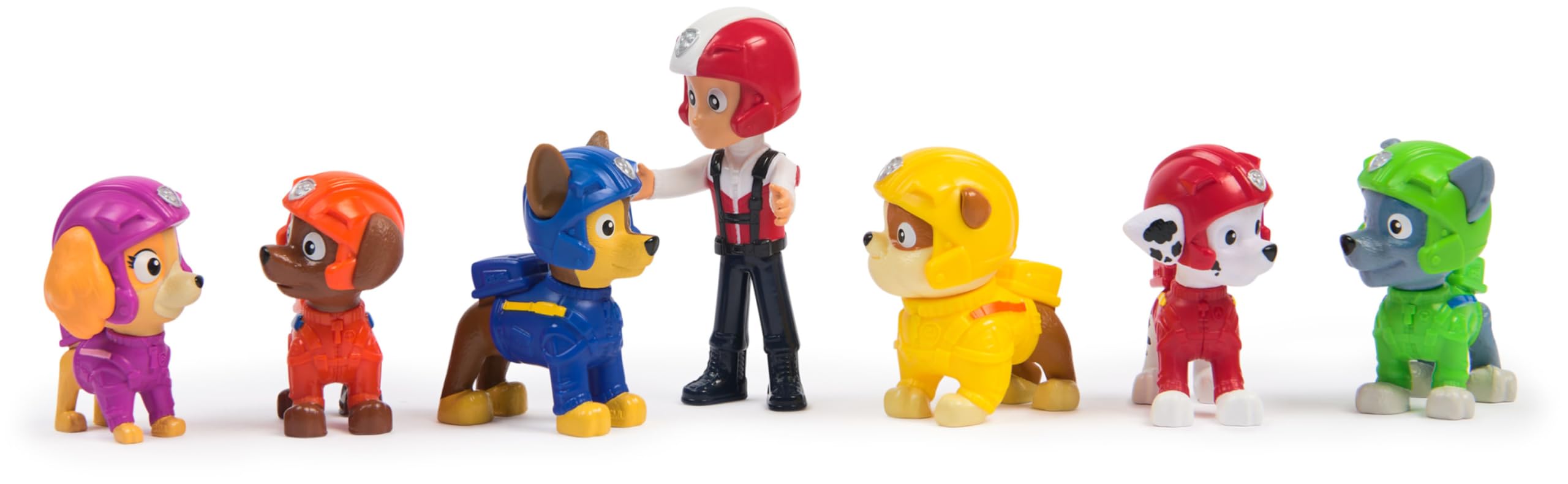 Paw Patrol Air Rescue Toy Figures Gift Pack - 7 Collectible Action Figures for Kids