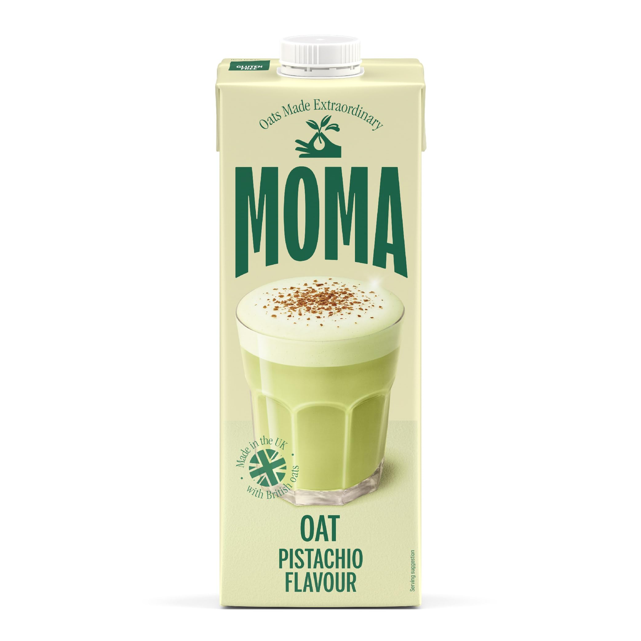 MOMA Pistachio Flavoured Oat Drink - 1L - Plant Based & Vegan - Not From Concentrate 10