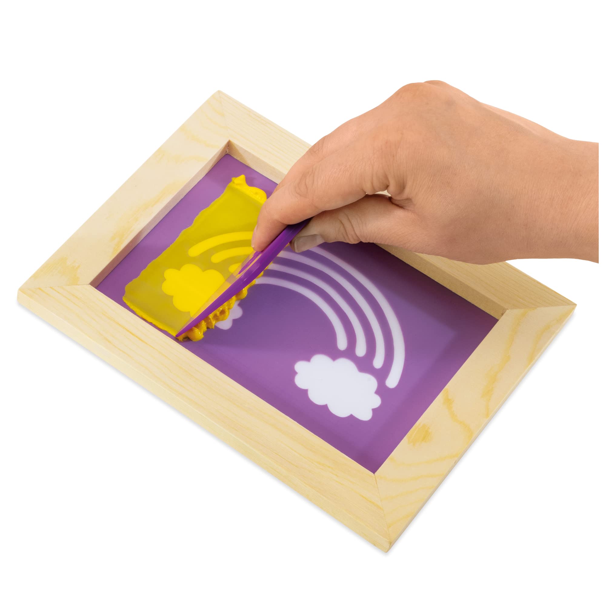 Galt Screen Print Stickers Craft Kit - Animal Theme Arts & Crafts for Kids Ages 6+ 12