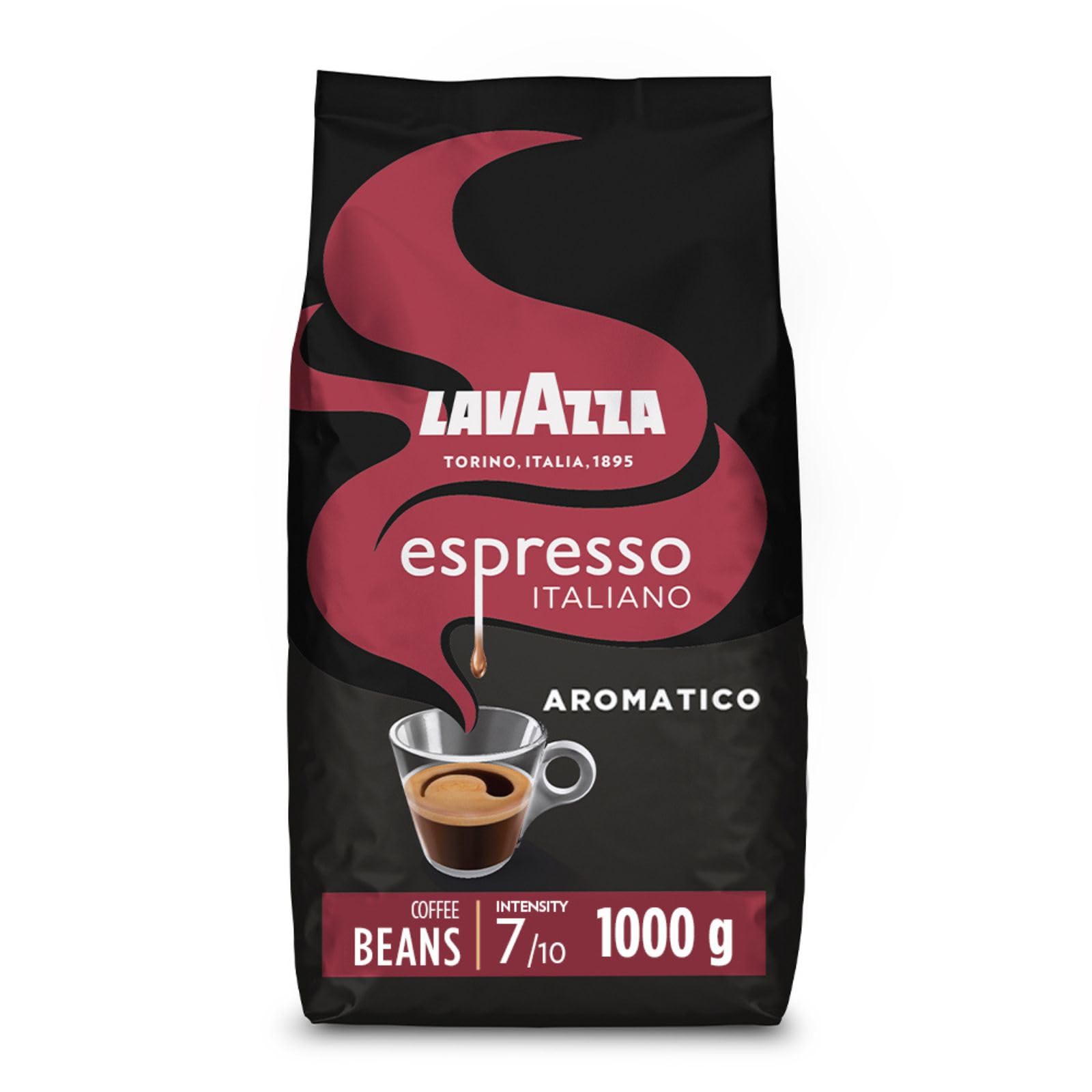 Lavazza Espresso Aromatico Light Roast Whole Coffee Beans - Arabica & Robusta Blend, 1 kg 1