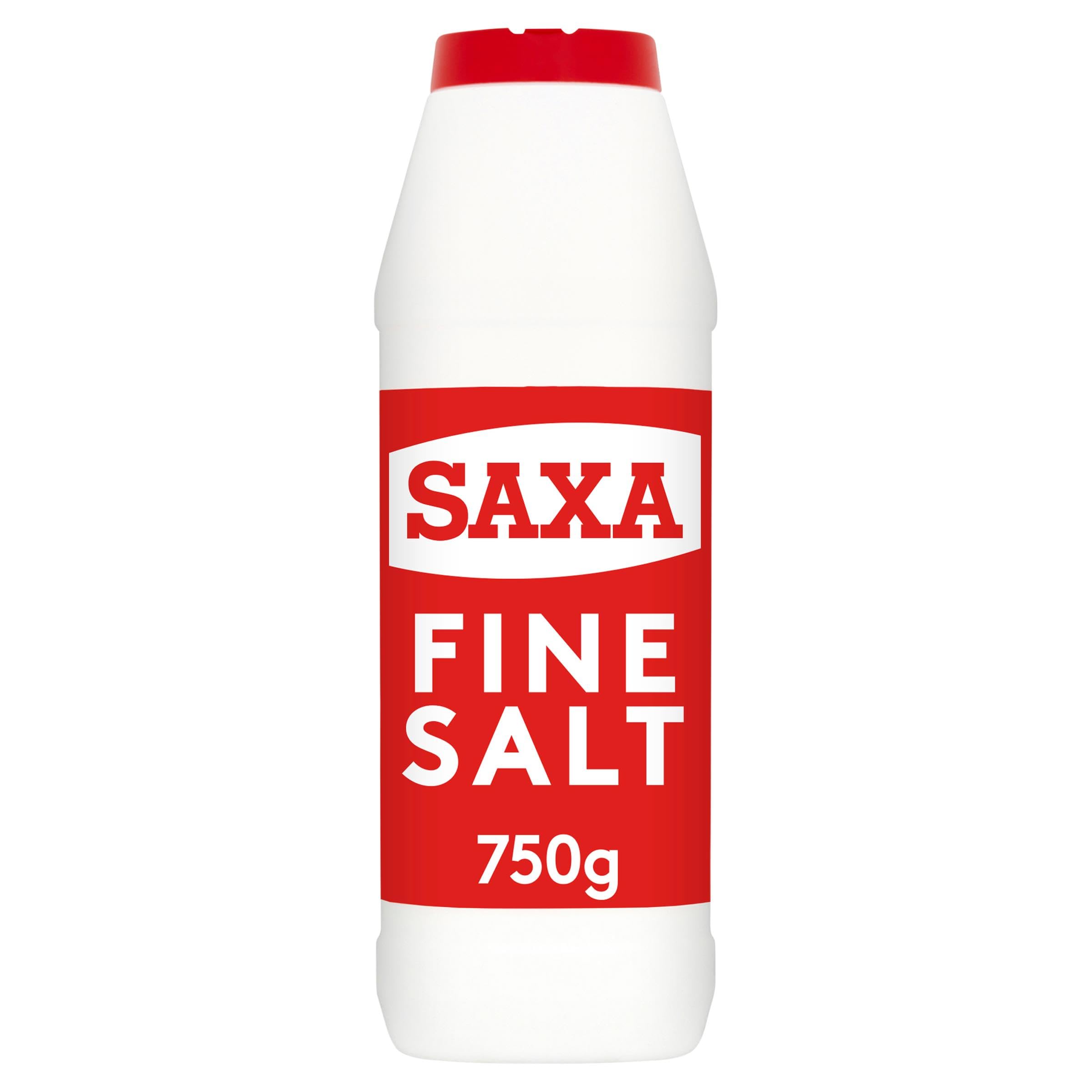 Saxa Fine Table Salt - Versatile Seasoning for Table & Cooking | 750g Drum 1