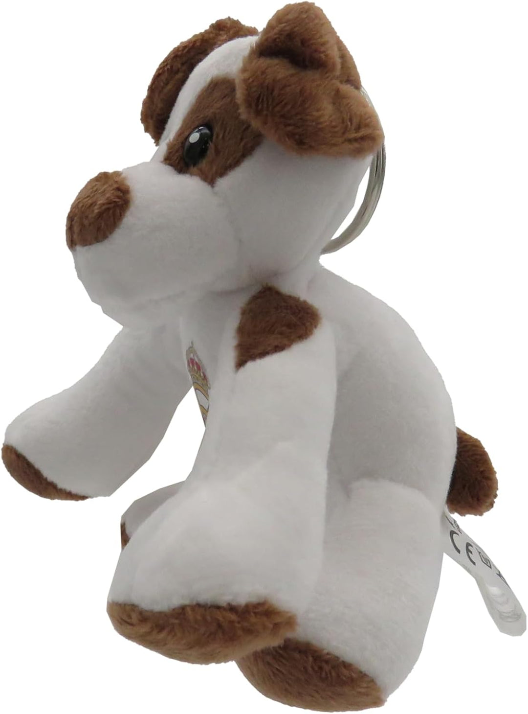 CyP Brands Real Madrid Plush Dog Keyring Backpack Charm (KB-35-RM)