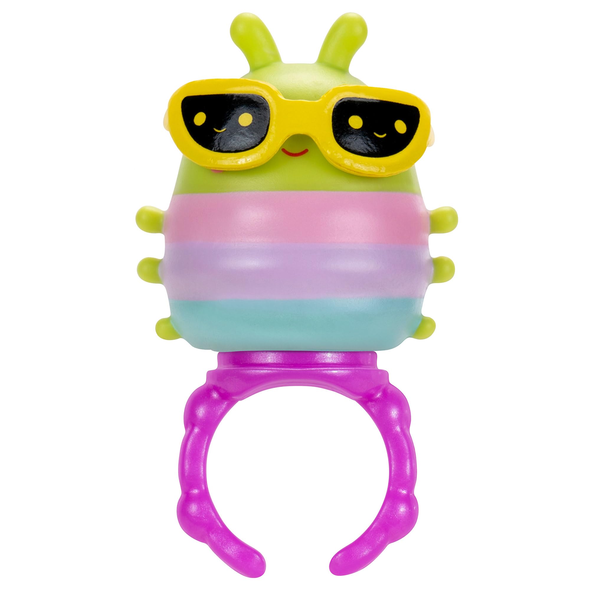 Squish-a-longs Mini-Squish 8-Pack Wave 3 - Skunk, Pink Penguin, Axolotl, Bearded Dragon, Grasshopper, Cheetah, Caterpillar, Mystery Chase