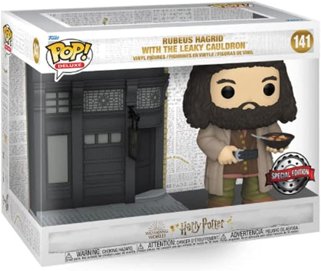 Harry Potters Zauberwelt – Rubeus Hagrid mit The Leaky Cauldron Funko 58134 Pop! Vinyl Deluxe