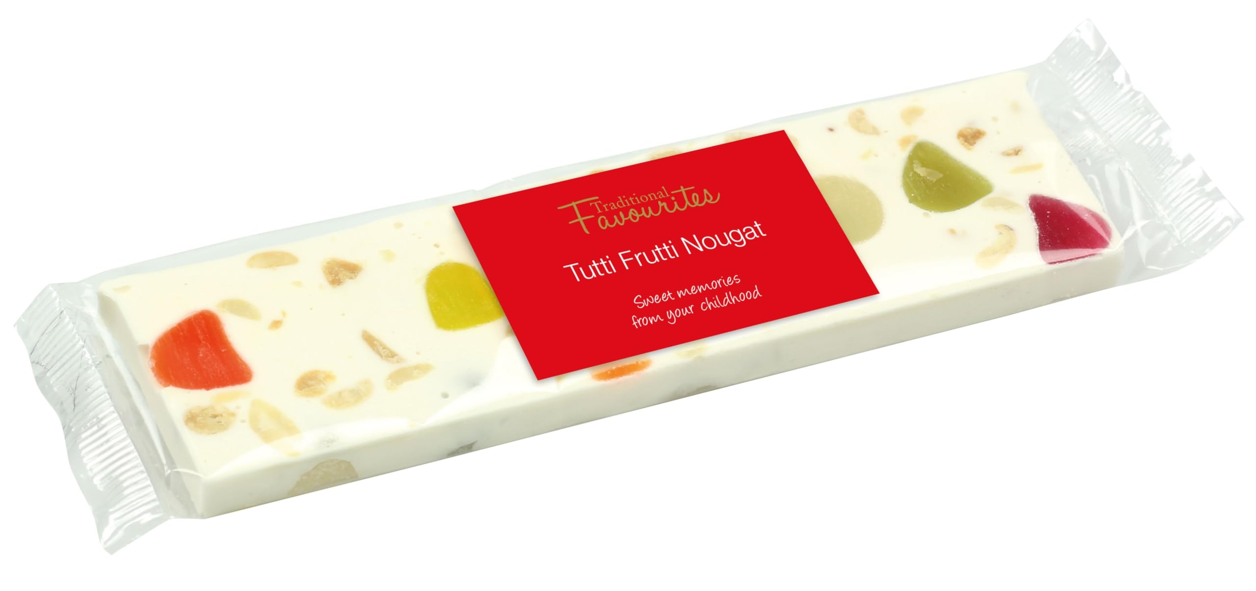 Bon Bon's Gourmet Traditional Favourites Tutti Frutti Nougat Bar | 100g Bar
