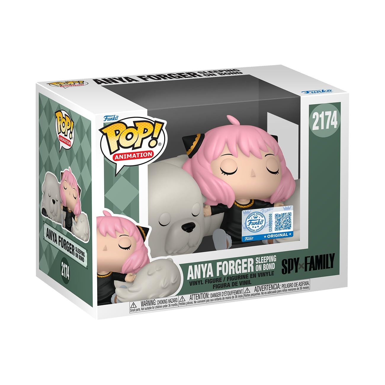 Funko Pop! Premium - Spy X Family Anya Forger Sleeping on Bond | Vinyl Figure | Model 91793 1