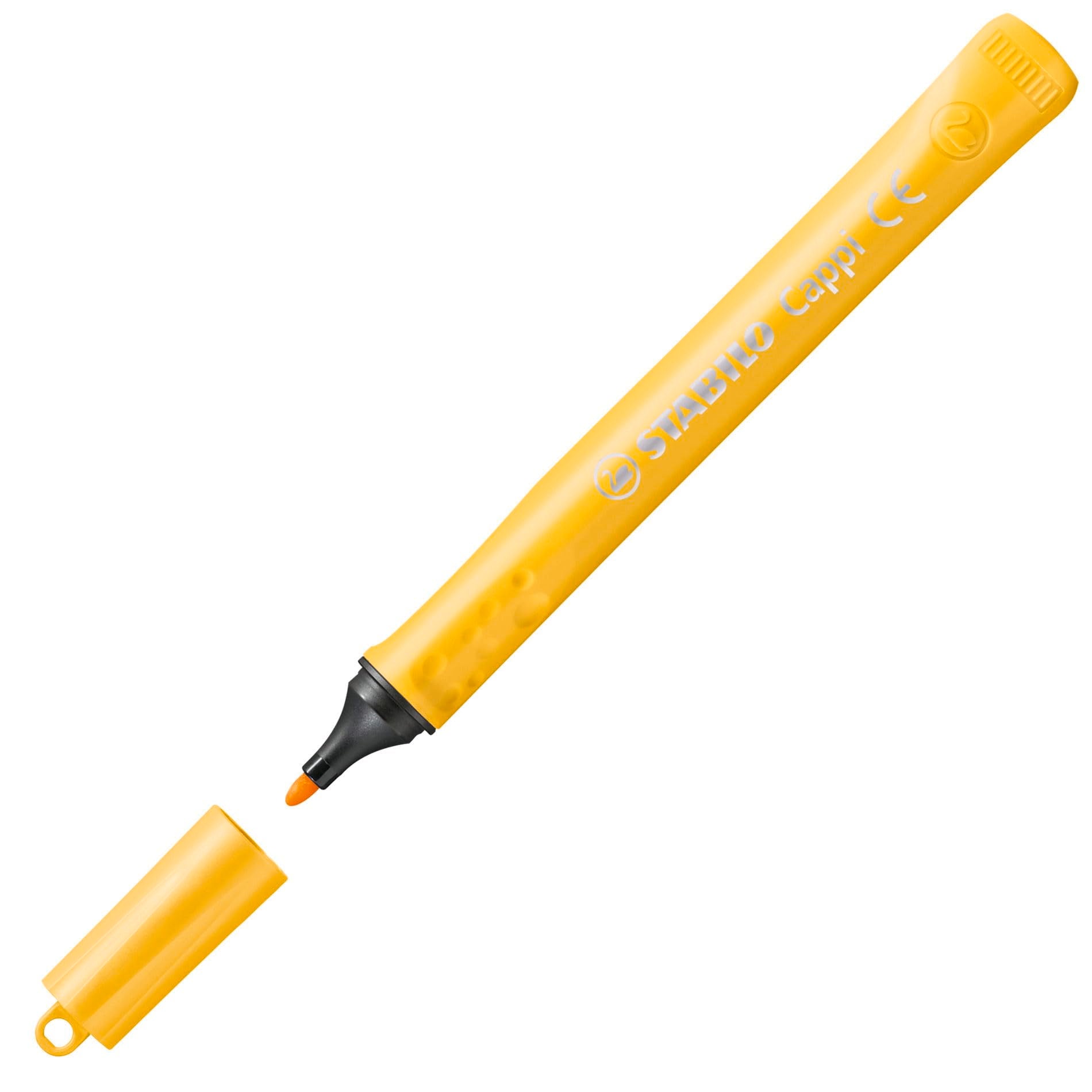 STABILO Cappi Fibre-Tip Pens - 24 Assorted Colours Pack | 1mm Line Width | Washable Ink 4